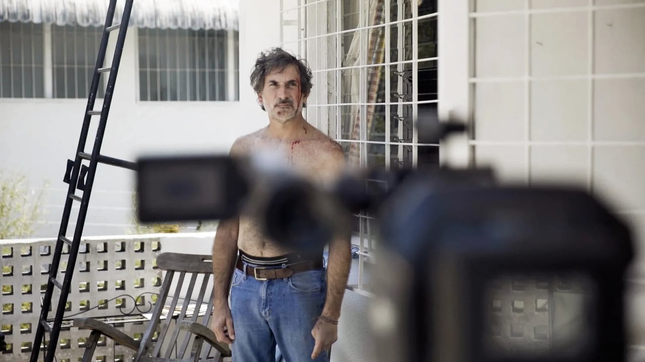 A frame from El Father Plays Himself