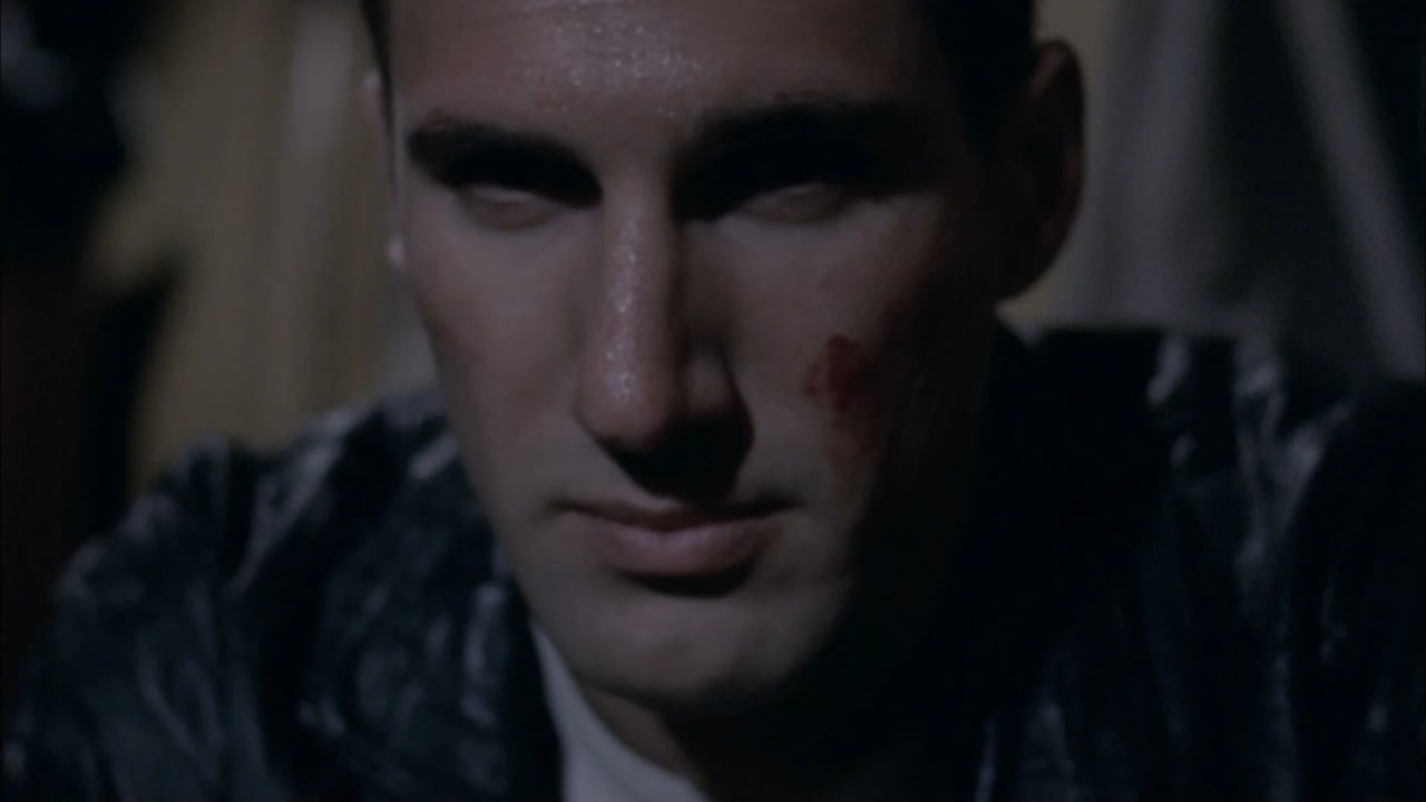 Moody close-up portrait